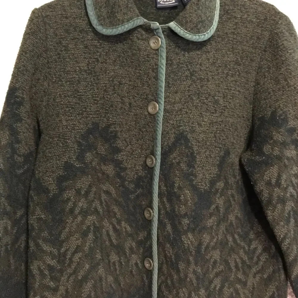 Sonoma wool blend Jacket size Small green - Picture 6 of 6